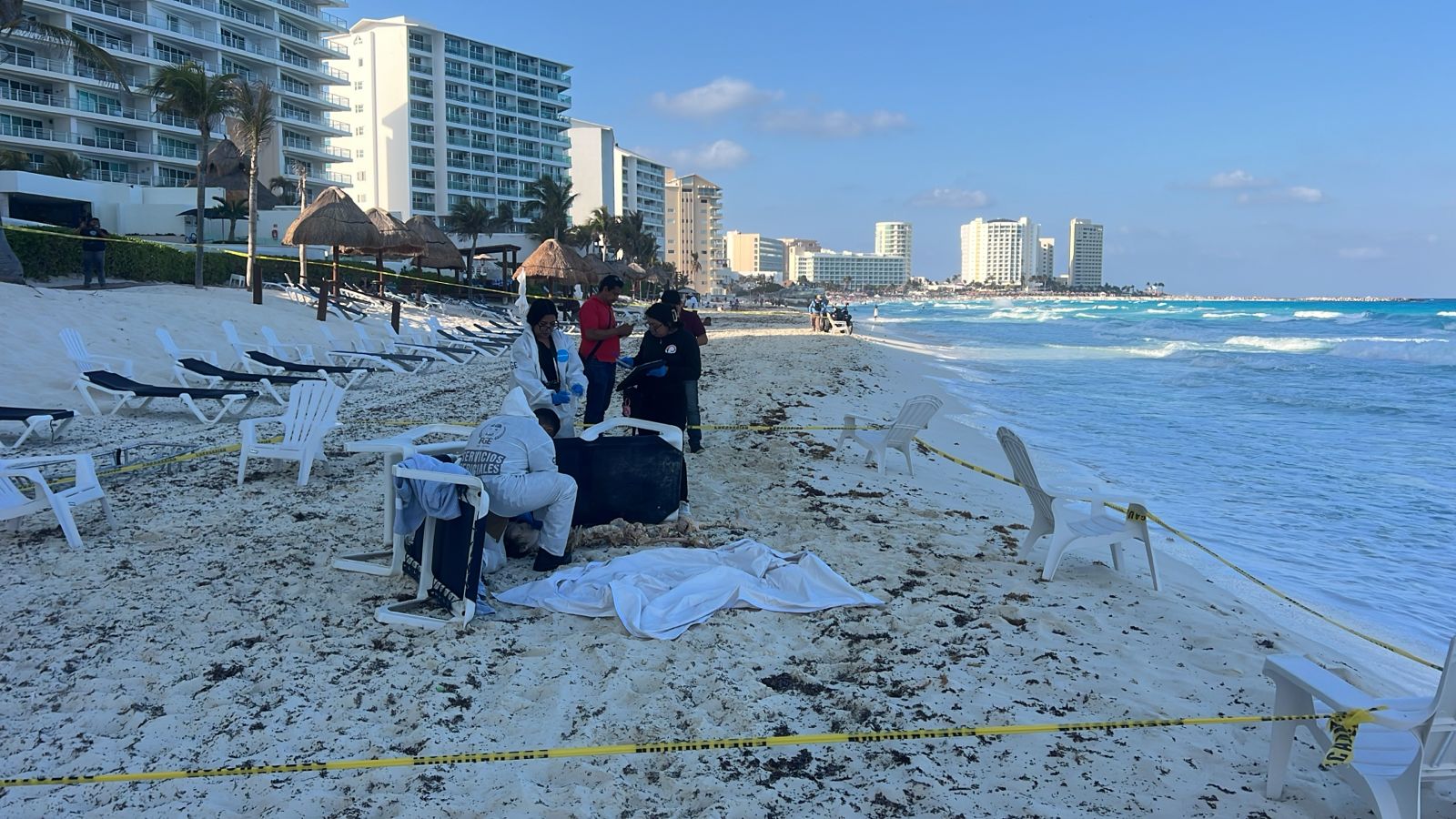 Encuentran restos de bañista desaparecido en playa Chac Mool