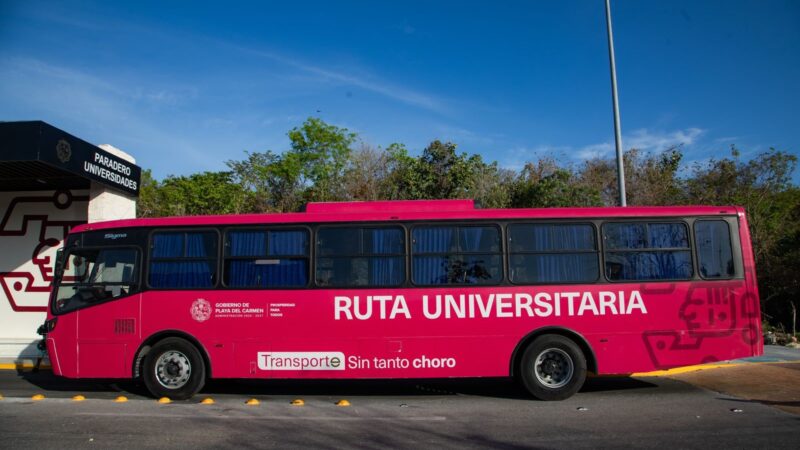 Estefanía anuncia “Ruta Universitaria: Transporte sin tanto choro”