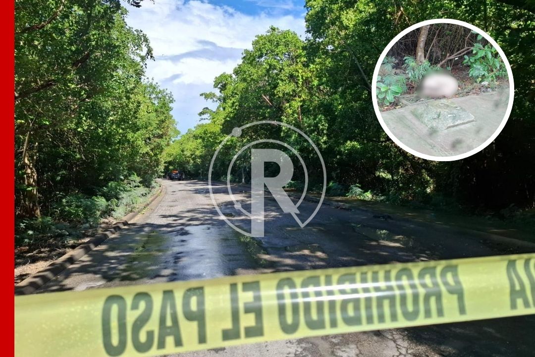 Dejan cuerpo ensabanado camino a Costa Mujeres