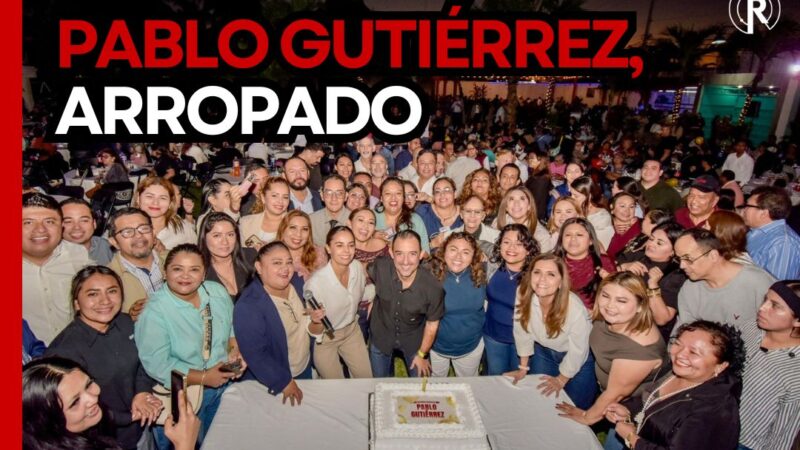 Pablo Gutiérrez concentra respaldo político en Cancún rumbo a 2027