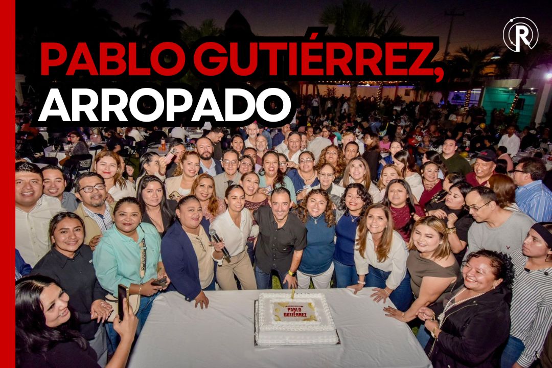 Pablo Gutiérrez concentra respaldo político en Cancún rumbo a 2027