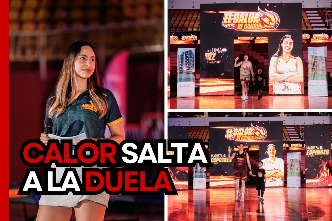 Presentan jugadoras de El Calor de Cancún para la temporada 2026